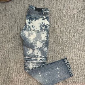 Embellish Skinny Biker Jeans Size 34